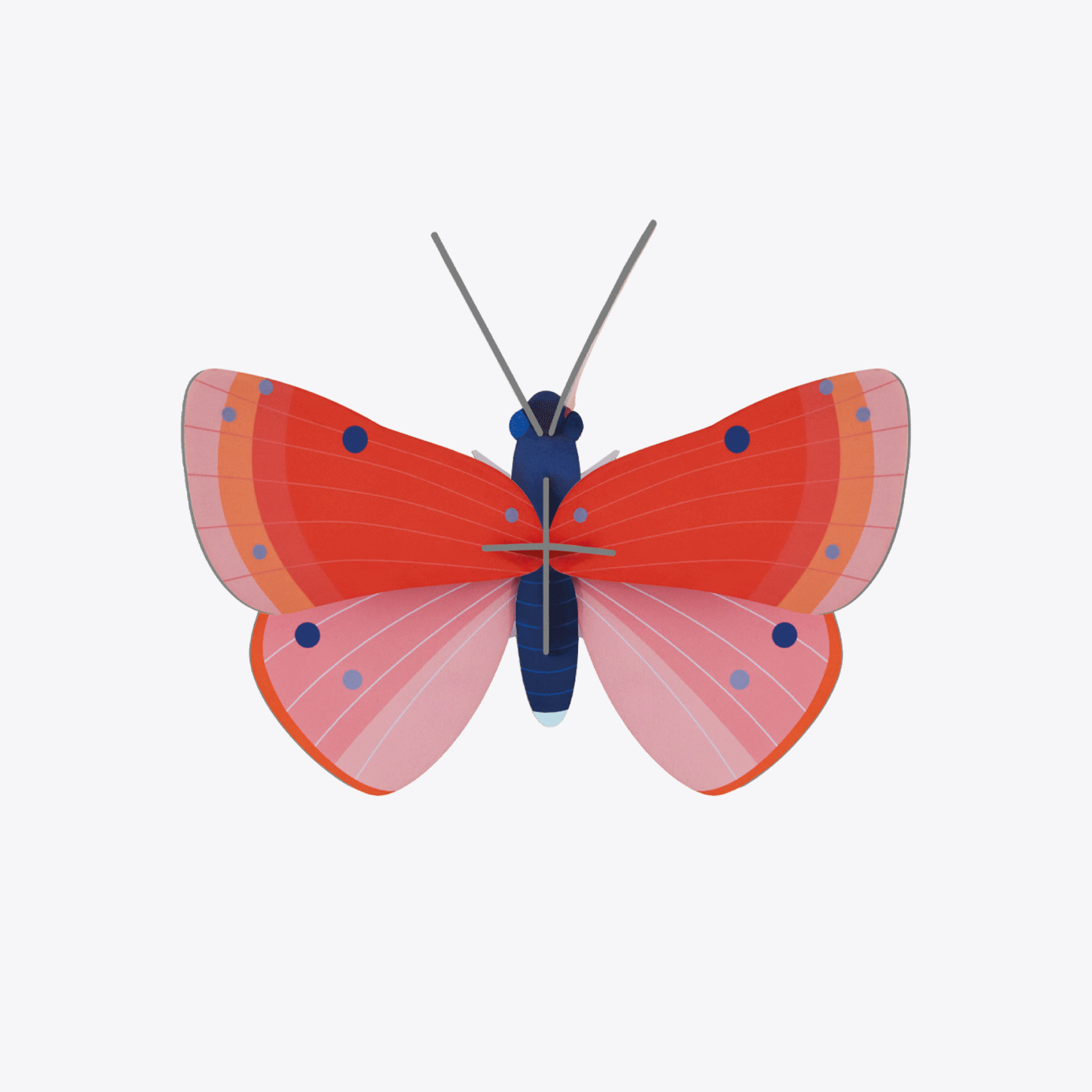Speckled Copper Butterfly - Authentic Handcrafted Decorative Art Piece for Home & Garden Decor | Perfect for Wall Art, Wedding Centerpieces, and Nature-Themed Gifts