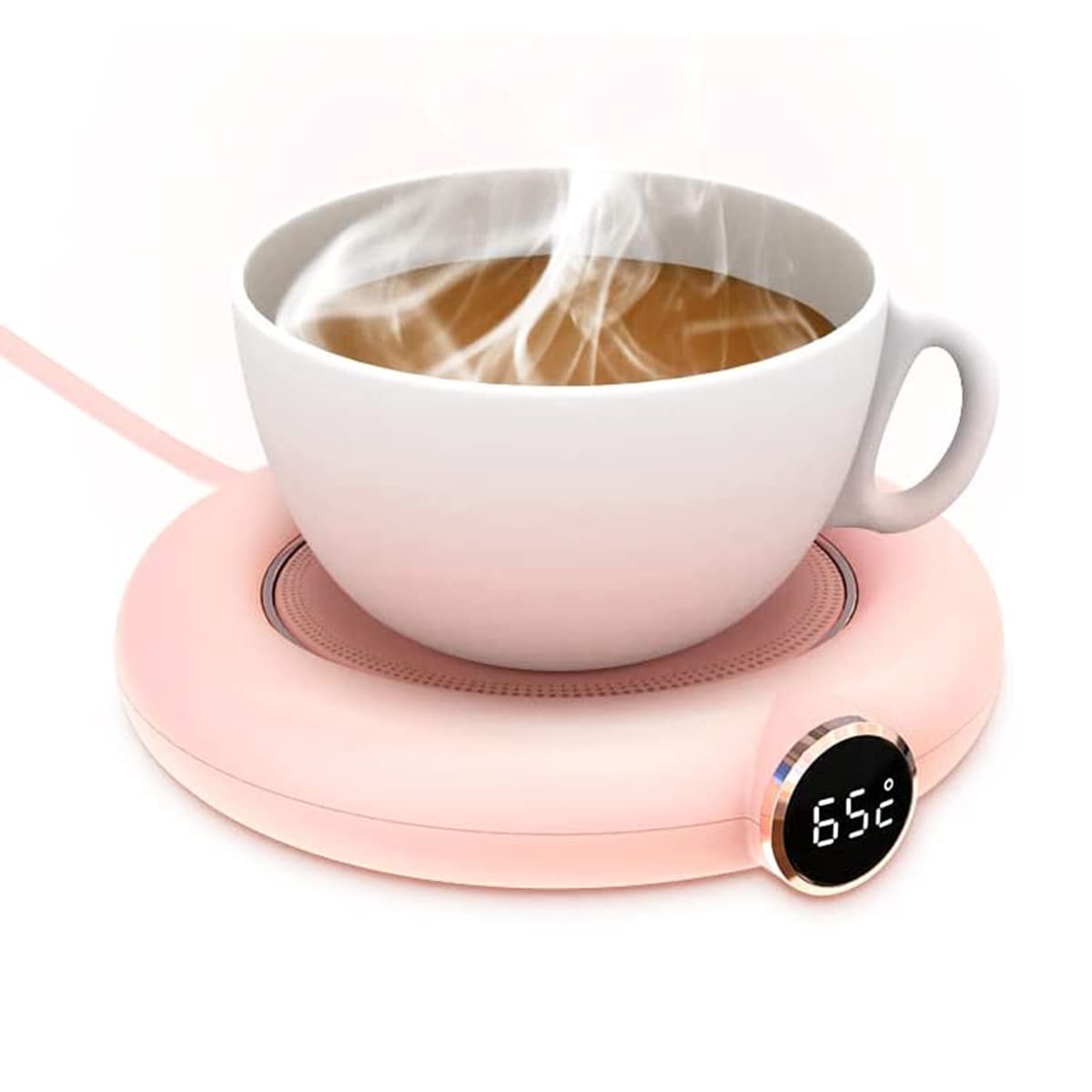 Smart Coffee Mug Warmer with Auto On/Off Gravity Switch - Electric Beverage Warmer for Coffee, Tea, Cocoa, Milk & Water - Perfect for Office Desk, Home & Travel Use
