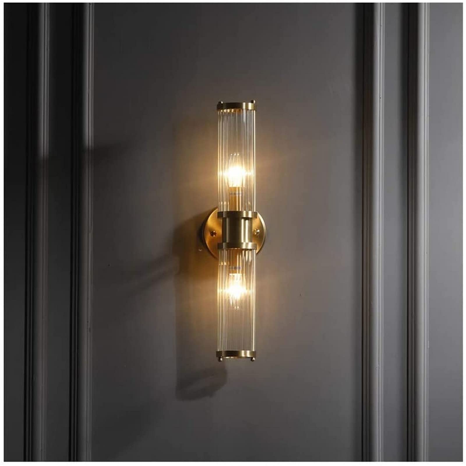 Modern Copper Alloy Mirror Wall Lamp - Nordic Luxury Designer Light for Living Room, Bedroom & Bathroom | Elegant Home Decor & Bedside Lighting for Stylish Interiors