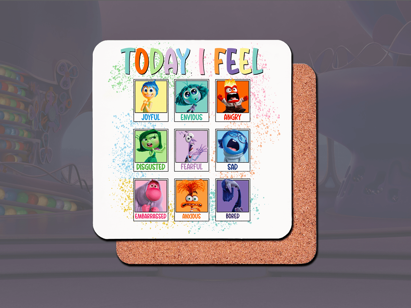 Inside Out: Today I Feel... Mug - Emotional Expression Coffee Cup for Disney Pixar Fans - Perfect for Home, Office & Gifting