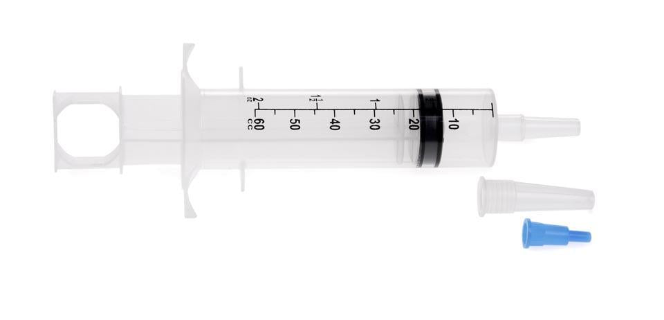 Non-Sterile Enteral Feeding Syringes for Adults & Kids - 60ml/2oz Oral Medication & Nutrition Dispenser - Perfect for Home Care, Hospitals & Tube Feeding