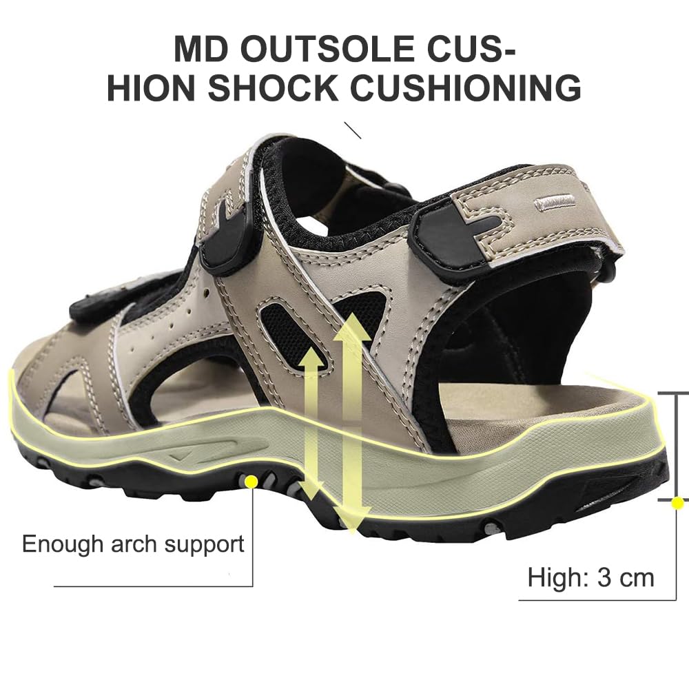 Best Women's Hiking Sandals - Waterproof Sports Sandals with Arch Support for Beach, Water Walks & Outdoor Adventures
