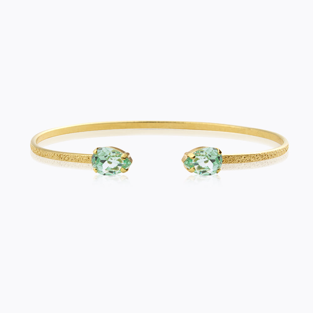 Elegant Petite Drop Bracelet with Chrysolite Gemstone | Dainty Jewelry for Women | Perfect for Weddings, Parties & Everyday Wear
