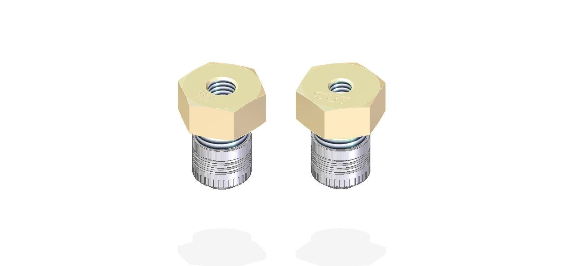 PEEK Inlet Check Valve Kit (3/16 Inch) - High Pressure Ball & Seat Valve for Hydraulic Systems, Fuel Lines, and Industrial Applications