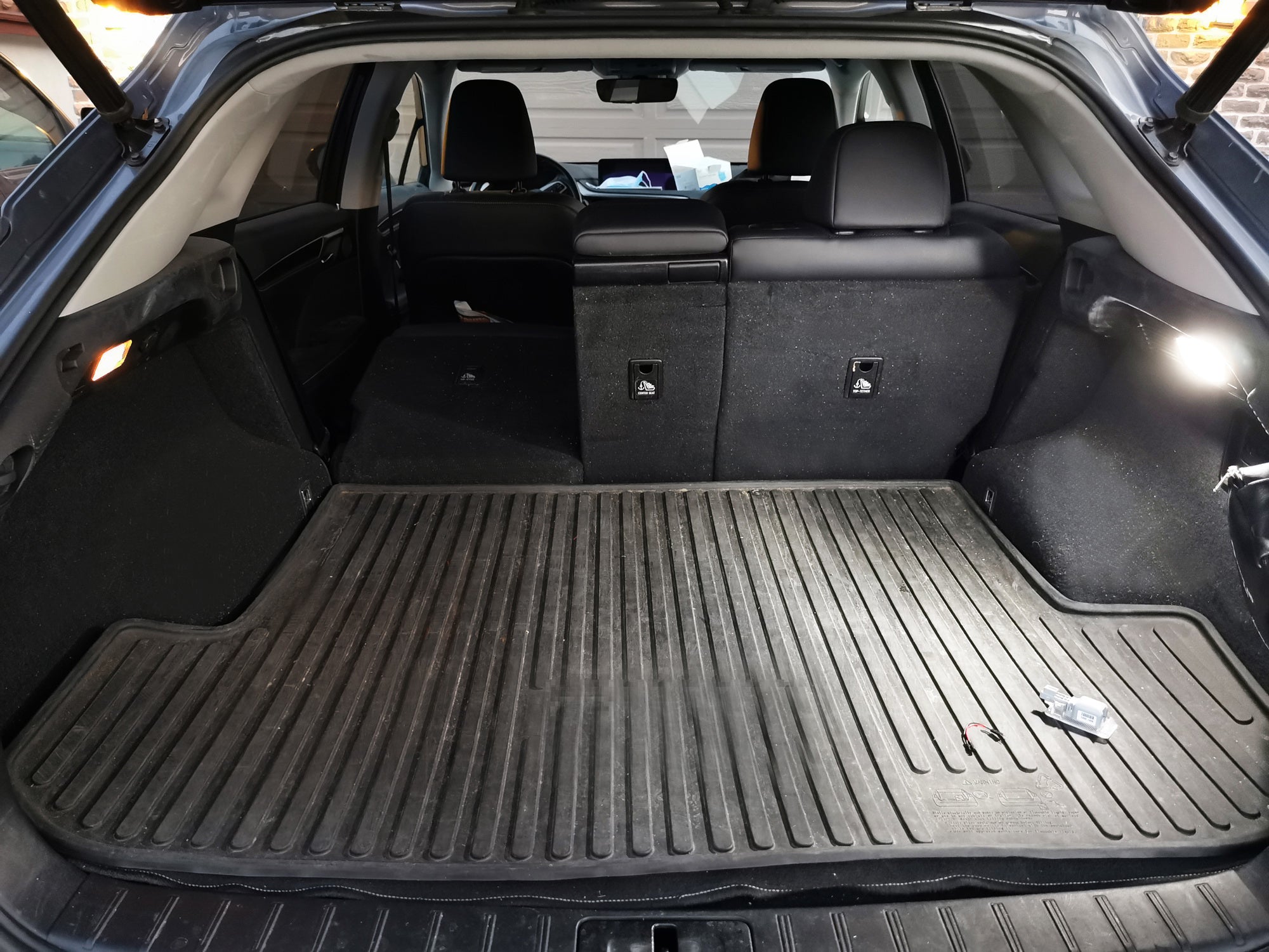 2W Super Bright White LED Trunk Cargo Light with Switch - Compatible with Toyota & Lexus Vehicles - Perfect for Nighttime Loading, Camping Gear Storage, and Roadside Emergencies