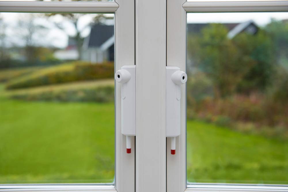 ABUS 80521 FTS16 Window Lock 564352 White - Secure Sliding Window Lock for Home Safety & Burglary Prevention - Perfect for Bedrooms, Living Rooms & Basement Windows