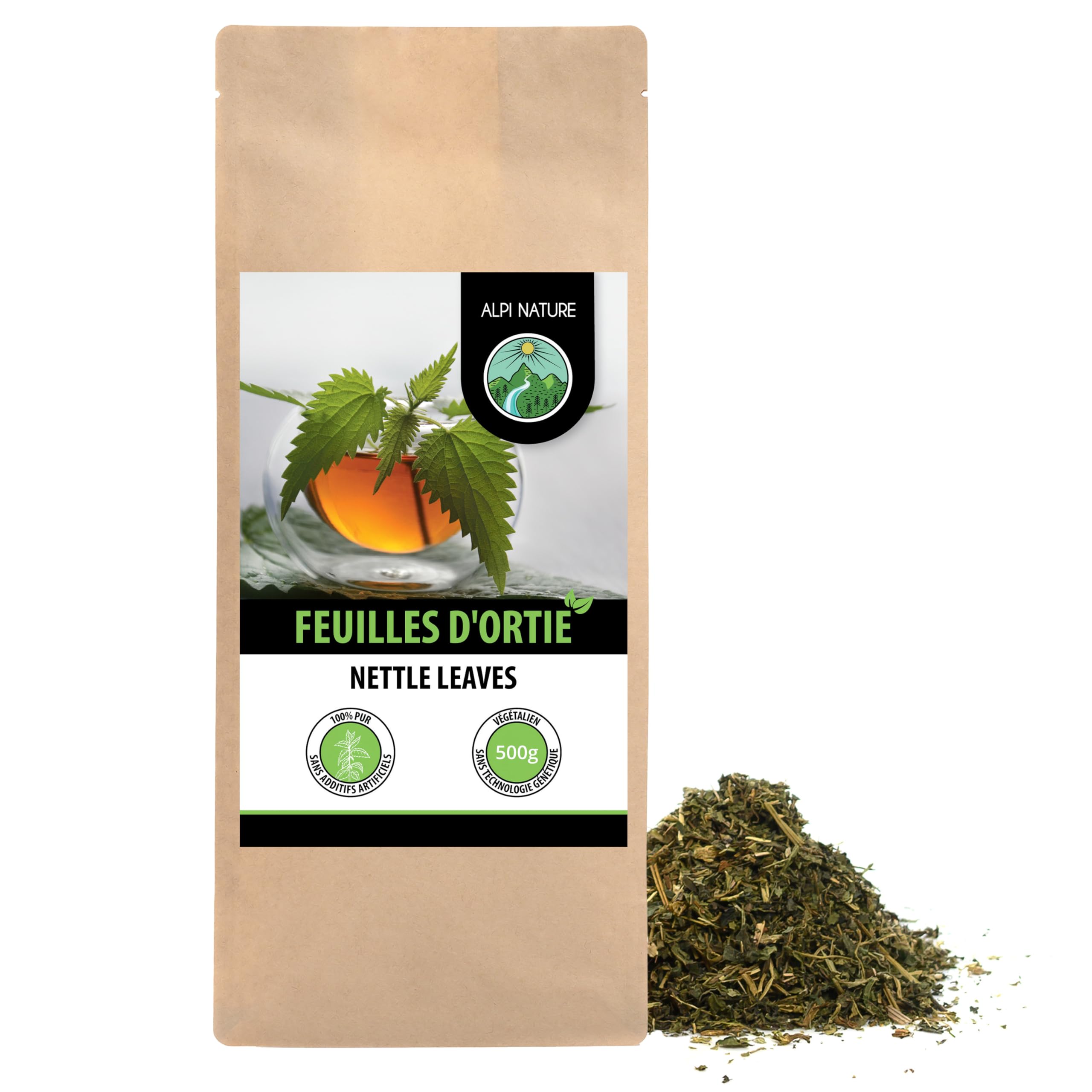 Organic Nettle Leaf Tea - 100% Natural Cut Nettle Herbal Infusion (500g) | Caffeine-Free Detox Tea for Digestion & Relaxation | Perfect for Herbal Remedies & Wellness Rituals