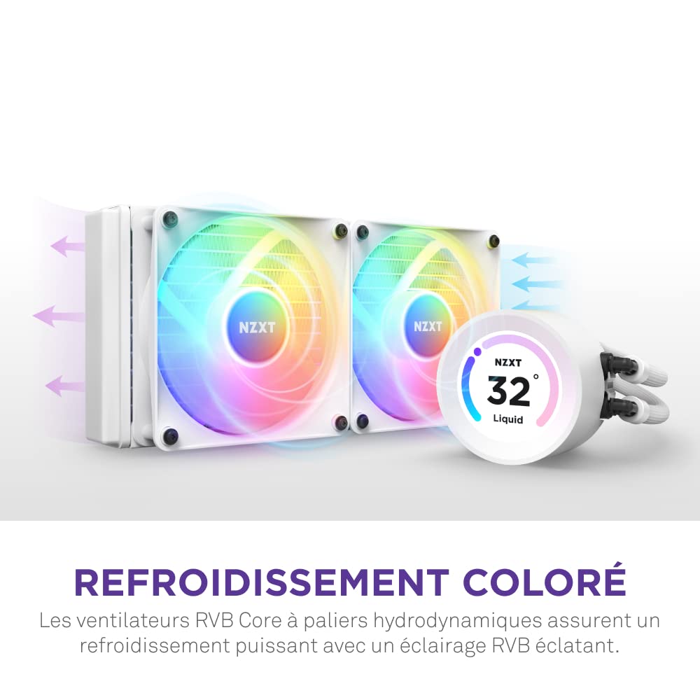 NZXT Kraken Elite RGB 360mm AIO Liquid CPU Cooler with 2.36