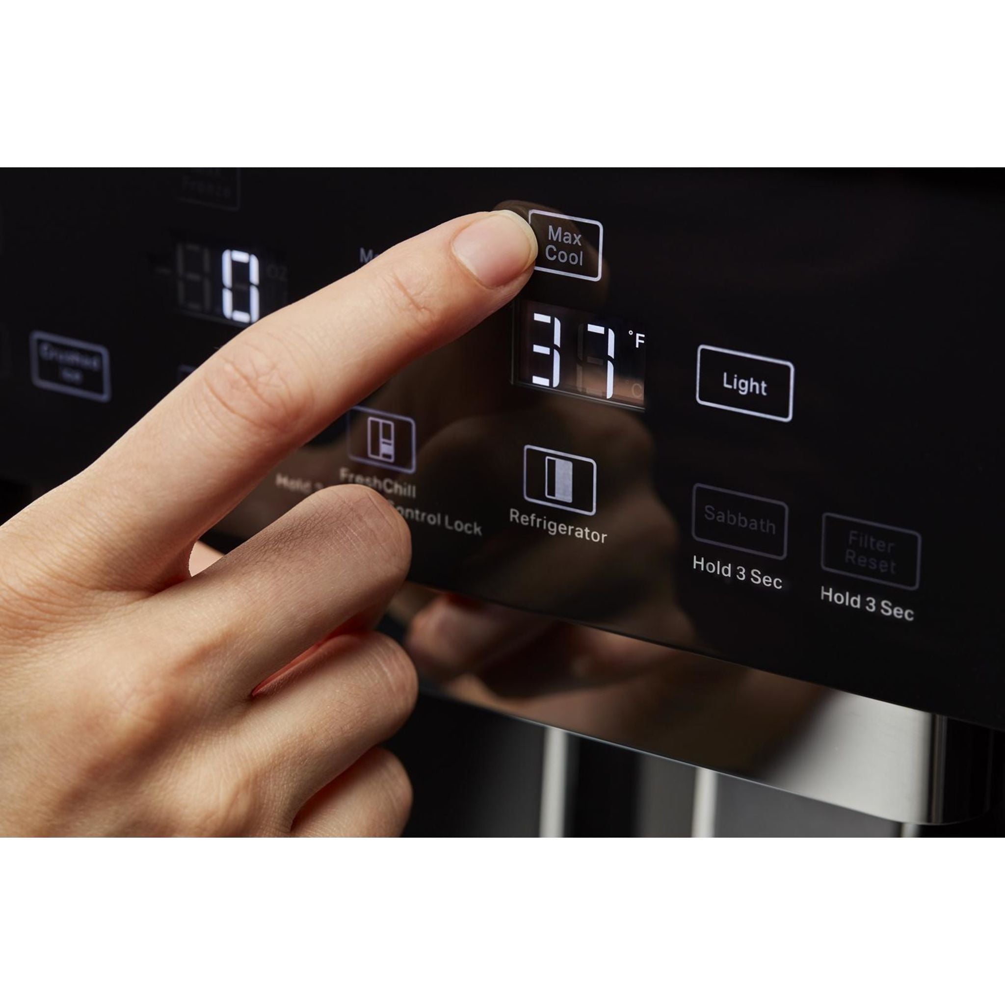 KitchenAid KBSN702MPS 36-Inch Built-In Refrigerator - Stainless Steel Counter Depth French Door Fridge with Adjustable Shelves & LED Lighting - Perfect for Modern Kitchens & Open Concept Homes
