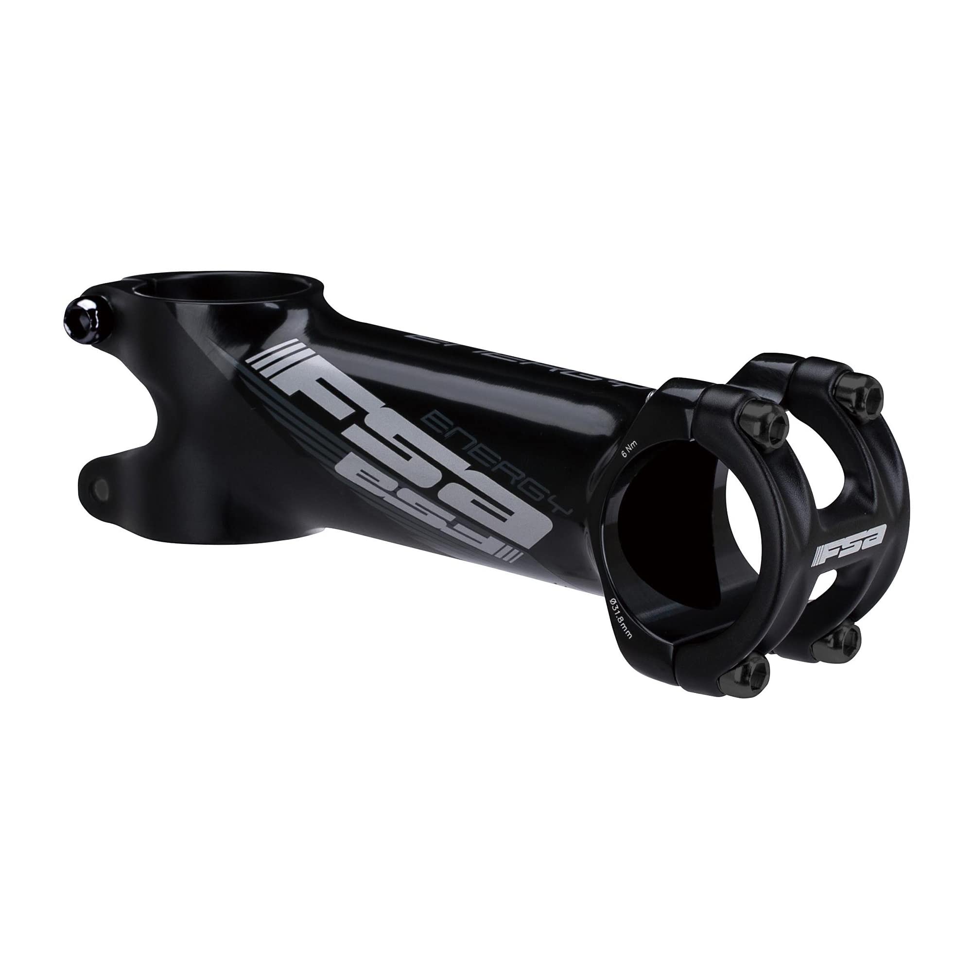 Full Speed Ahead Energy Stem Road Bike 80mm - Lightweight Aluminum Alloy Handlebar Stem for Road Cycling, Racing & Training - Perfect for Competitive Cyclists & Endurance Riders