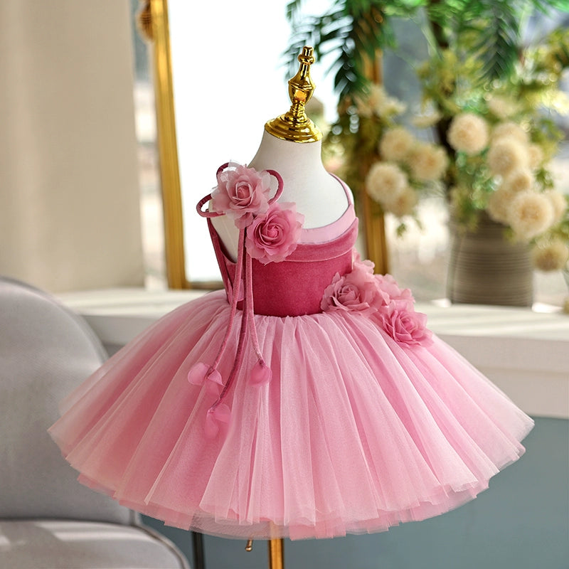 Adorable Flower Girl Dress for Weddings & Birthdays - Puffy Princess Gown for Special Occasions & Photo Shoots