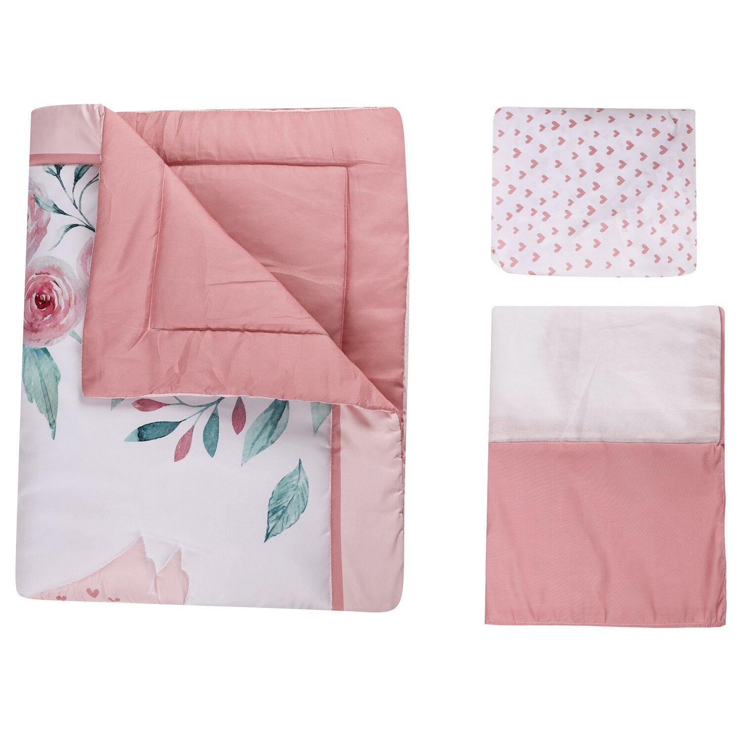 Swan Baby Crib Bedding Set for Girls - Soft Nursery Bedding Accessories with Swan Design - Perfect for Newborns, Infants & Toddlers - Ideal for Nursery Decor, Baby Showers & Gifts