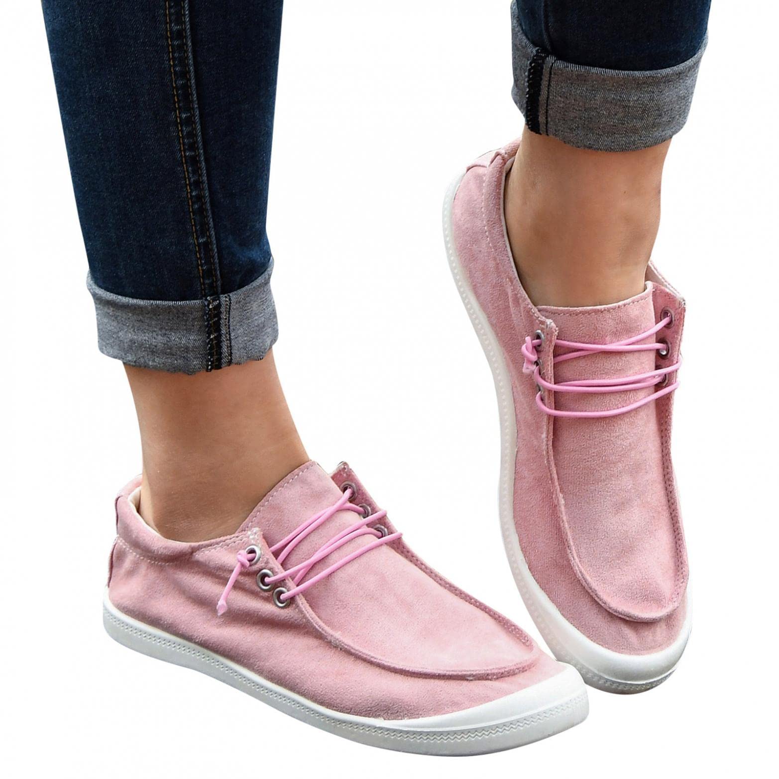 Women's Comfortable Walking Shoes - Fashion Soft Sneakers for Women, Lightweight Flat Shoes for Daily Wear, Workout & Casual Outings