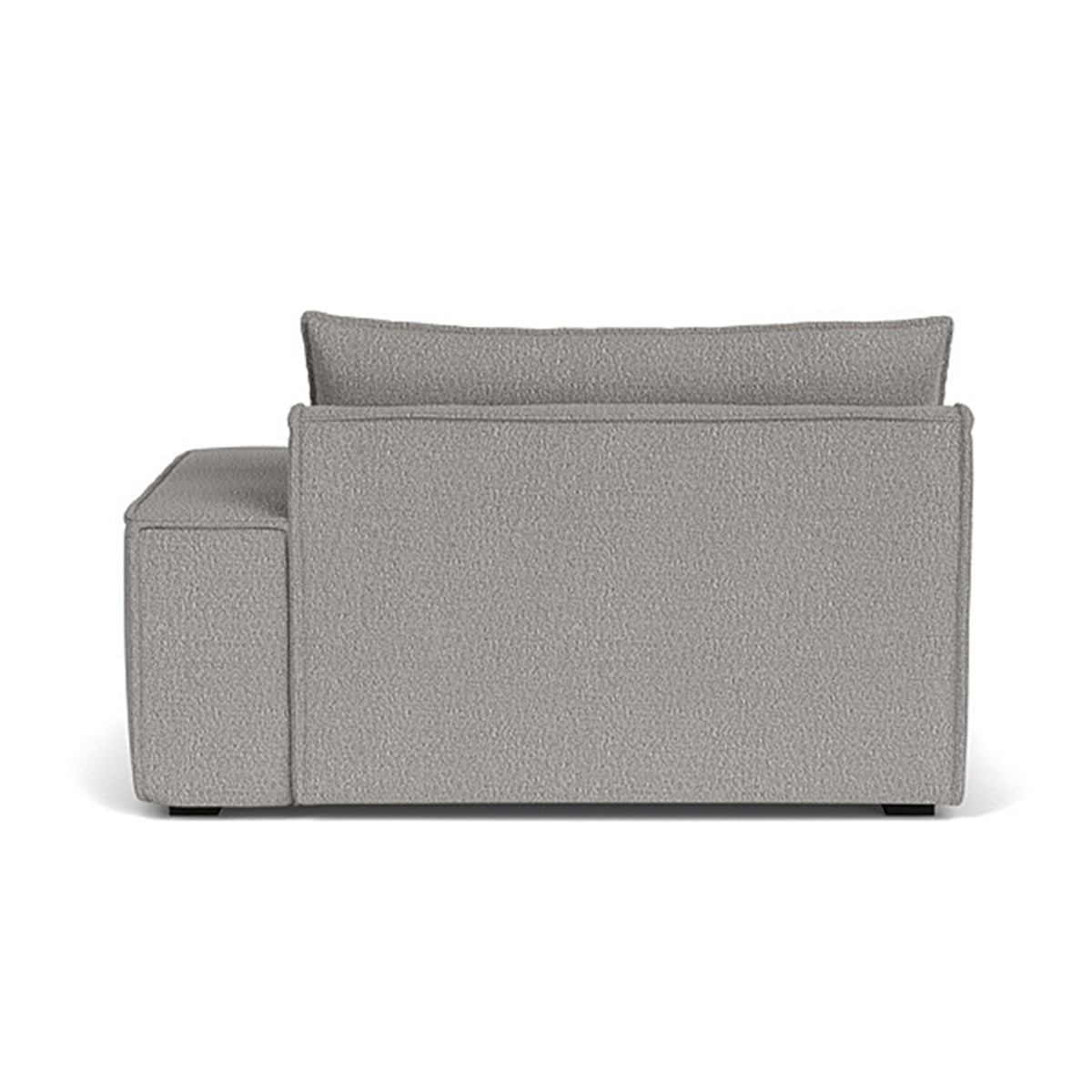 Stylish Daphne Boucle 1-Seater Right Arm Modular Sofa - Modern Living Room Furniture for Small Spaces & Apartments | Perfect for Cozy Reading Nooks & Studio Decor