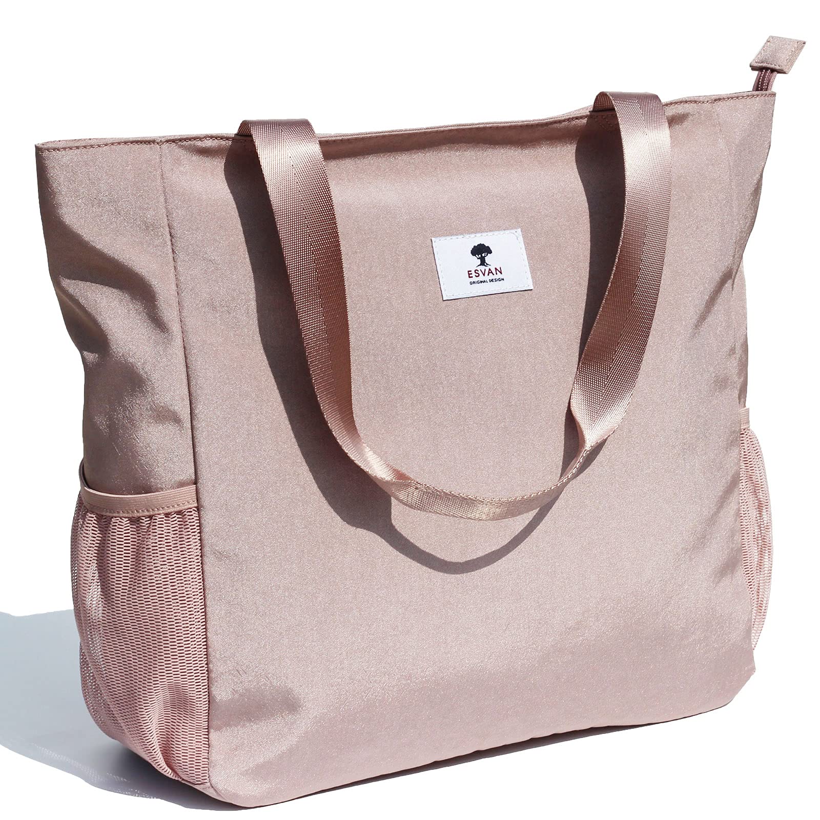 ESVAN Waterproof Floral Large Tote Bag - Durable Gym, Beach & Travel Shoulder Bag for Women | Perfect for Work, Shopping & Daily Use