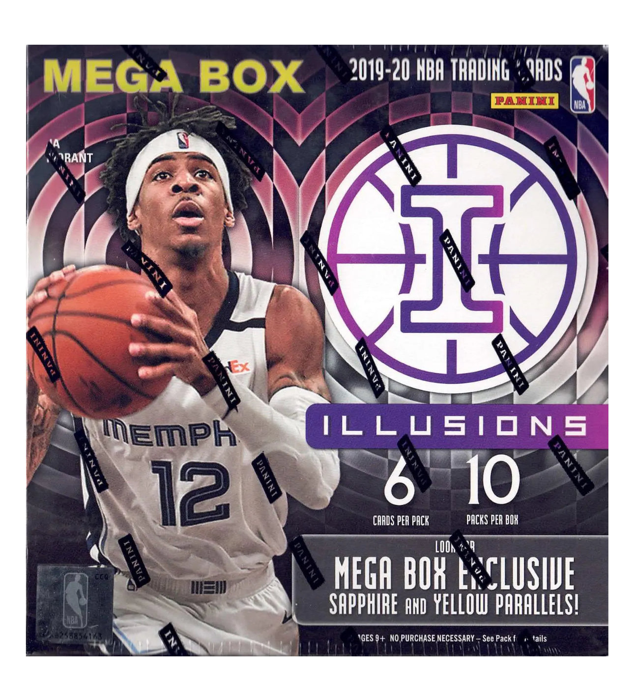 2019-2020 Panini Illusions Basketball Mega Box - Premium Trading Cards for Collectors & Fans - Perfect for Gifts, Investments & Game Nights
