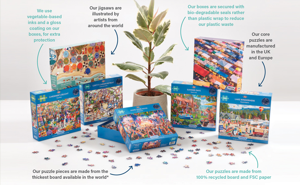 2022 Christmas Limited Edition Winter Wonderland 1000-Piece Jigsaw Puzzle for Adults | Sustainable Holiday Puzzle Game | Perfect Christmas Gift & Family Activity | Relaxing Winter Pastime | Gibsons Games