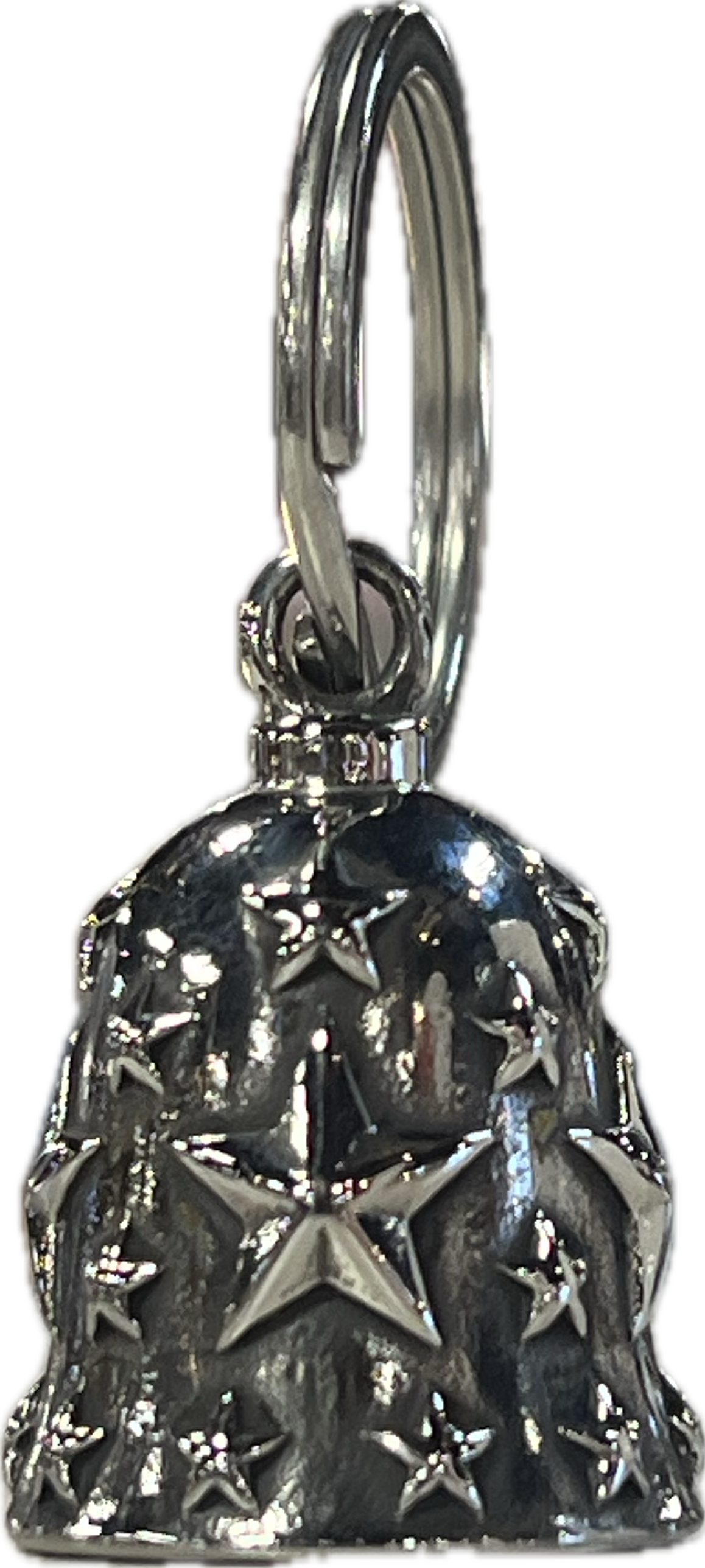Lucky Motorcycle Bell with Stars Design - Guardian Bell for Bikers, Perfect for Harley, Honda, Yamaha & Cruiser Motorcycles - Ride Safe & Stylish
