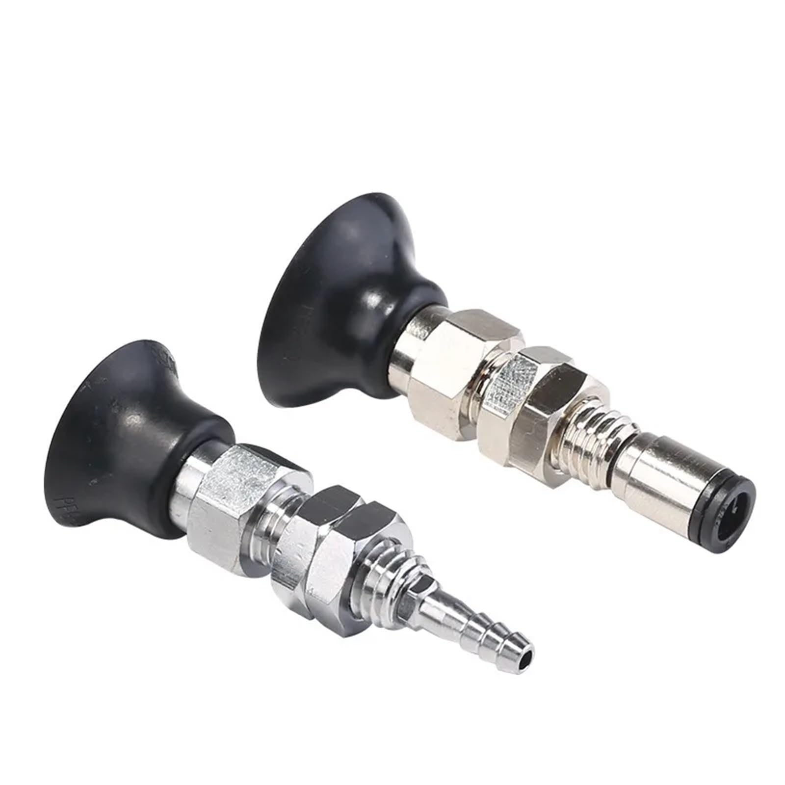 PFTK Series Vertical Vacuum Suction Cup with Adapter - PFTK-15 Silicone Pad (Size S) for Industrial Automation, Material Handling & Packaging Applications