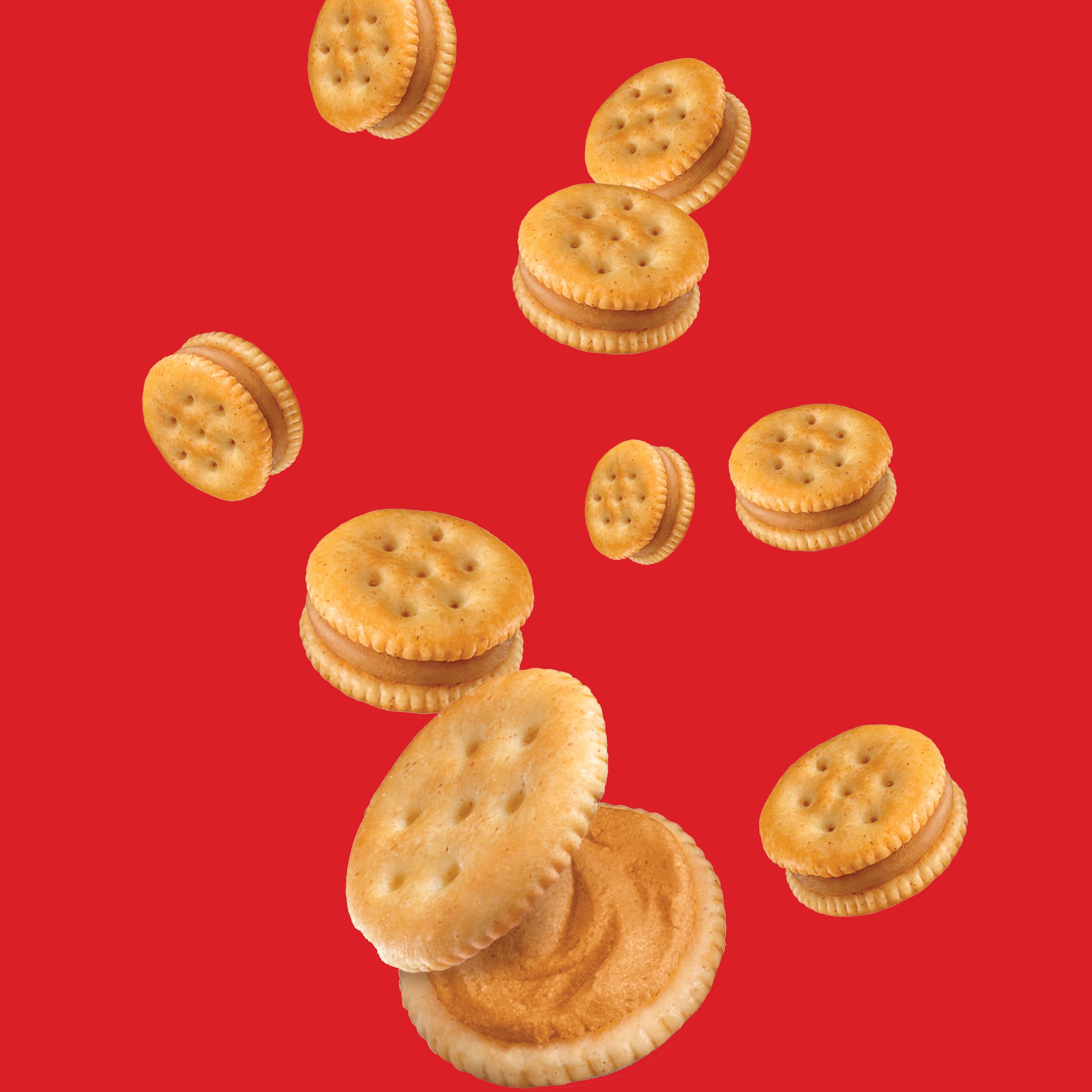 RITZ Bits Peanut Butter Sandwich Crackers - Crunchy Snack for Kids & Adults - 8.8 oz Pack - Perfect for School Lunches, Office Snacks & On-the-Go Treats