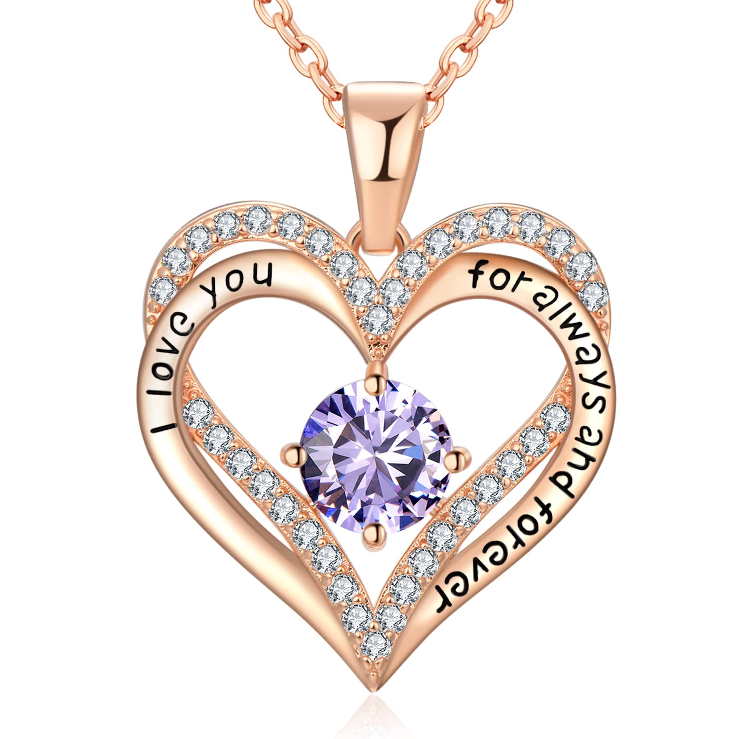18K Rose Gold Necklaces for Women - Elegant Birthday Gifts for Wife, Girlfriend, Daughter | Perfect for Anniversary, Mother's Day, Christmas & Valentine's Day | Jewelry Gift for Special Occasions & Everyday Wear