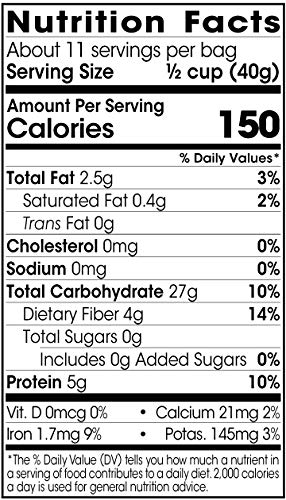 Organic Sprouted Rolled Oats - Non-GMO, Gluten-Free Whole Grain Breakfast Cereal - 16oz (1lb) Bulk Bag - Perfect for Oatmeal, Smoothies & Baking - Pure Living Brand