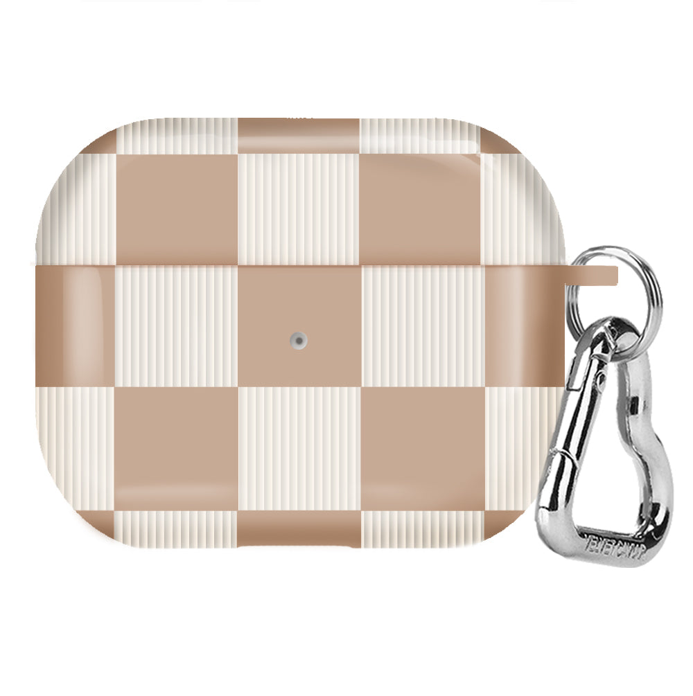 Trendy Nude Vibe Checker AirPod Case - Stylish Protective Cover for Apple AirPods | Perfect for Workouts, Travel & Everyday Use
