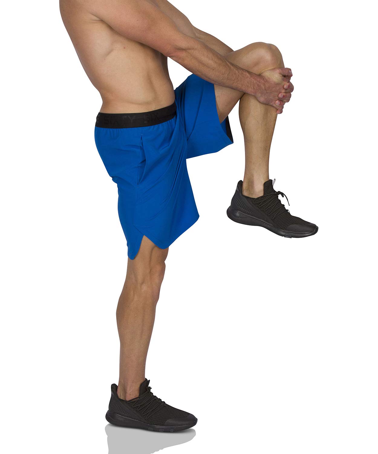 Dry FIT Gym Shorts for Men - Moisture Wicking Workout Running Shorts with Pockets & Side Hem - Perfect for Gym, Jogging & Outdoor Sports