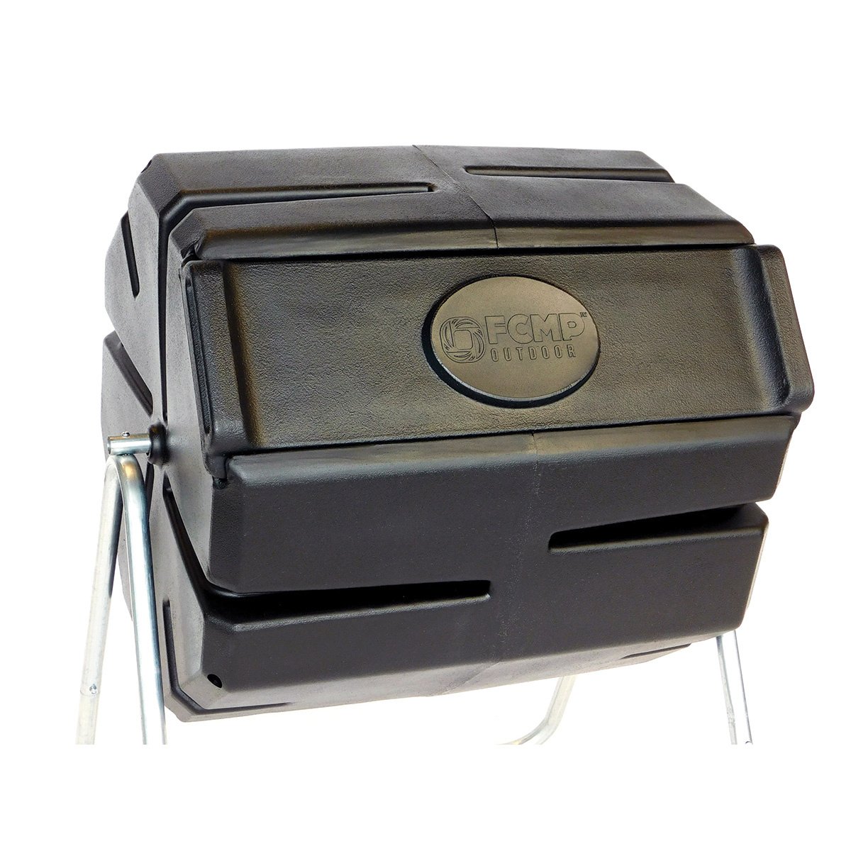 FCMP Outdoor RM4000 Roto Tumbling Composter - 37 Gallon Heavy Duty Garden Compost Bin for Organic Waste Recycling - Perfect for Backyard, Lawn & Sustainable Gardening