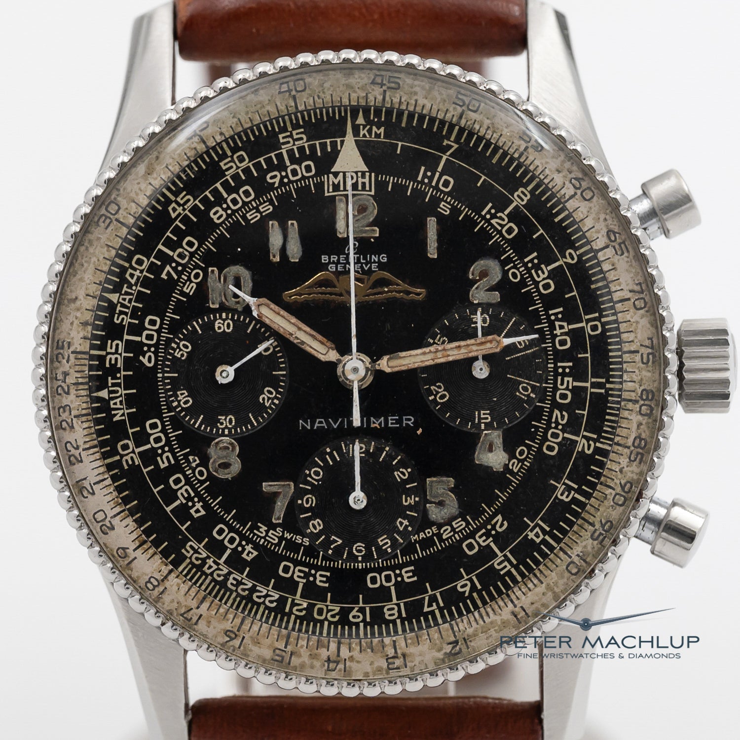 Breitling Navitimer Chronograph Watch with Venus 178 Movement - Perfect for Aviation Enthusiasts & Luxury Collectors