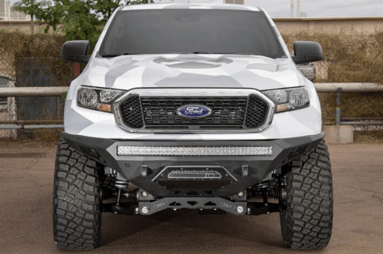 2019-2022 Ford Ranger Stealth Fighter Front Bumper with Sensor Cutouts | Heavy-Duty Off-Road Protection | Perfect for Truck Mods & Adventure Driving