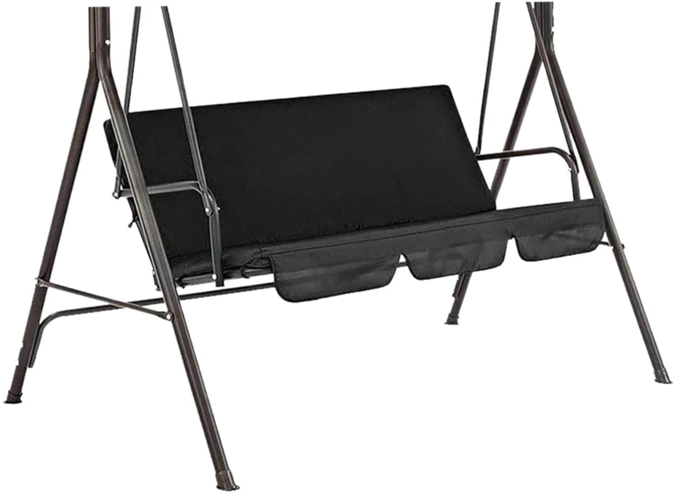 2-Pack Waterproof Patio Swing Chair Covers - Outdoor Garden Furniture Seat & Top Cover with Sunshade Canopy | Replacement Awning for Patio, Deck & Backyard (Weatherproof & UV Protection) - Perfect for Porch Swings, Hammocks & Outdoor Seating Areas