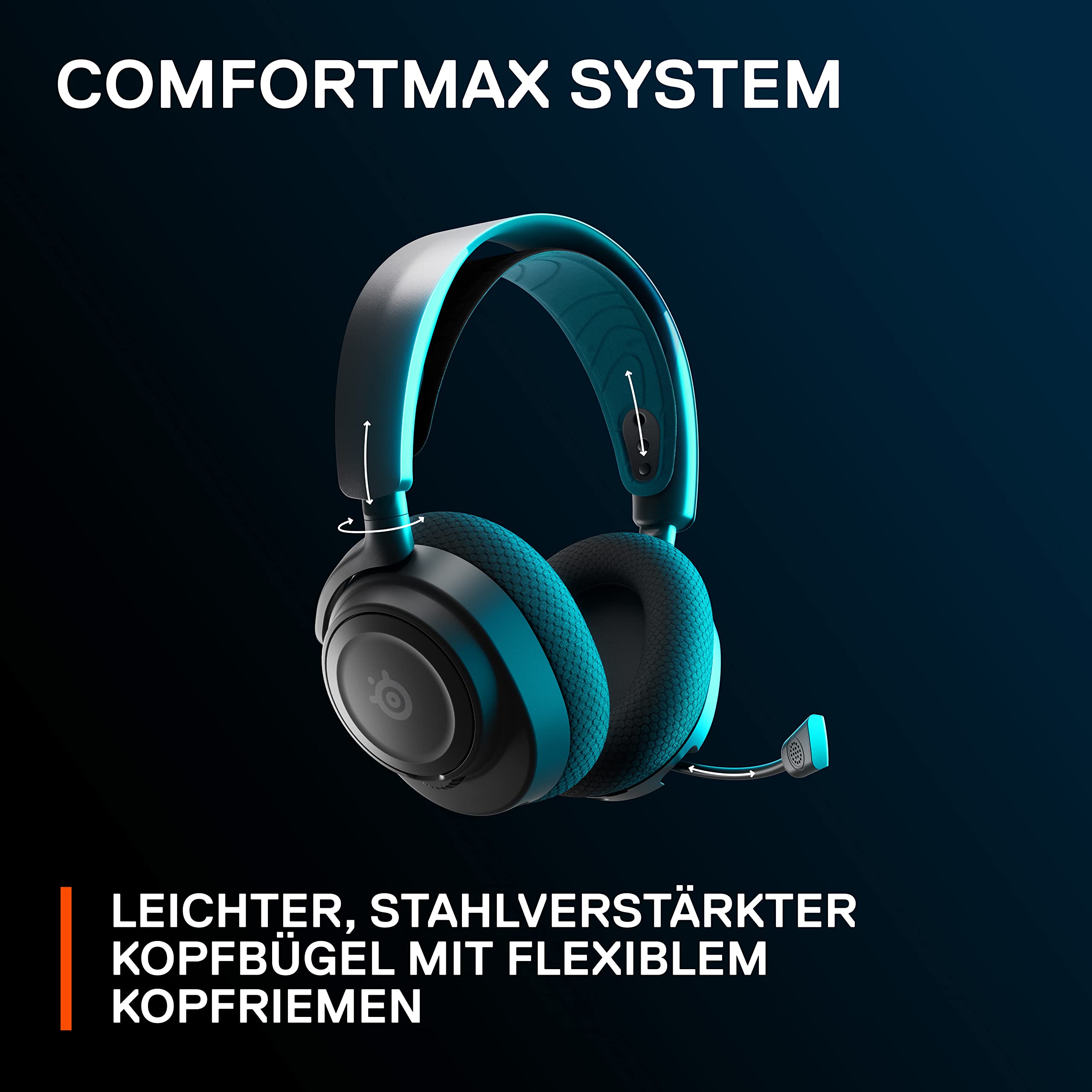 SteelSeries Arctis Nova 7P Wireless Gaming Headset for PS5, PC, Switch & Mobile - Dual 2.4GHz + Bluetooth Connectivity - 38H Battery - ClearCast Gen 2 AI Mic - Perfect for Competitive Gaming & Mobile Entertainment