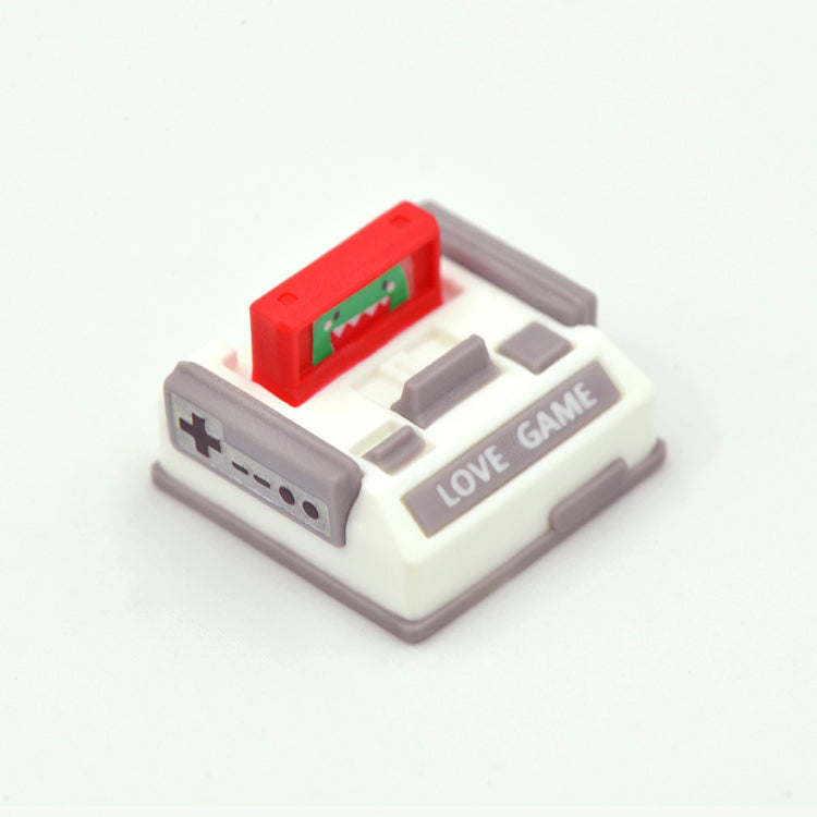 Custom NES Nintendo Entertainment System Keycaps - Retro Gaming Resin Artisan Keycaps for Mechanical Keyboards - Perfect for Gamers & Collectors (Home Office Gaming Setup)