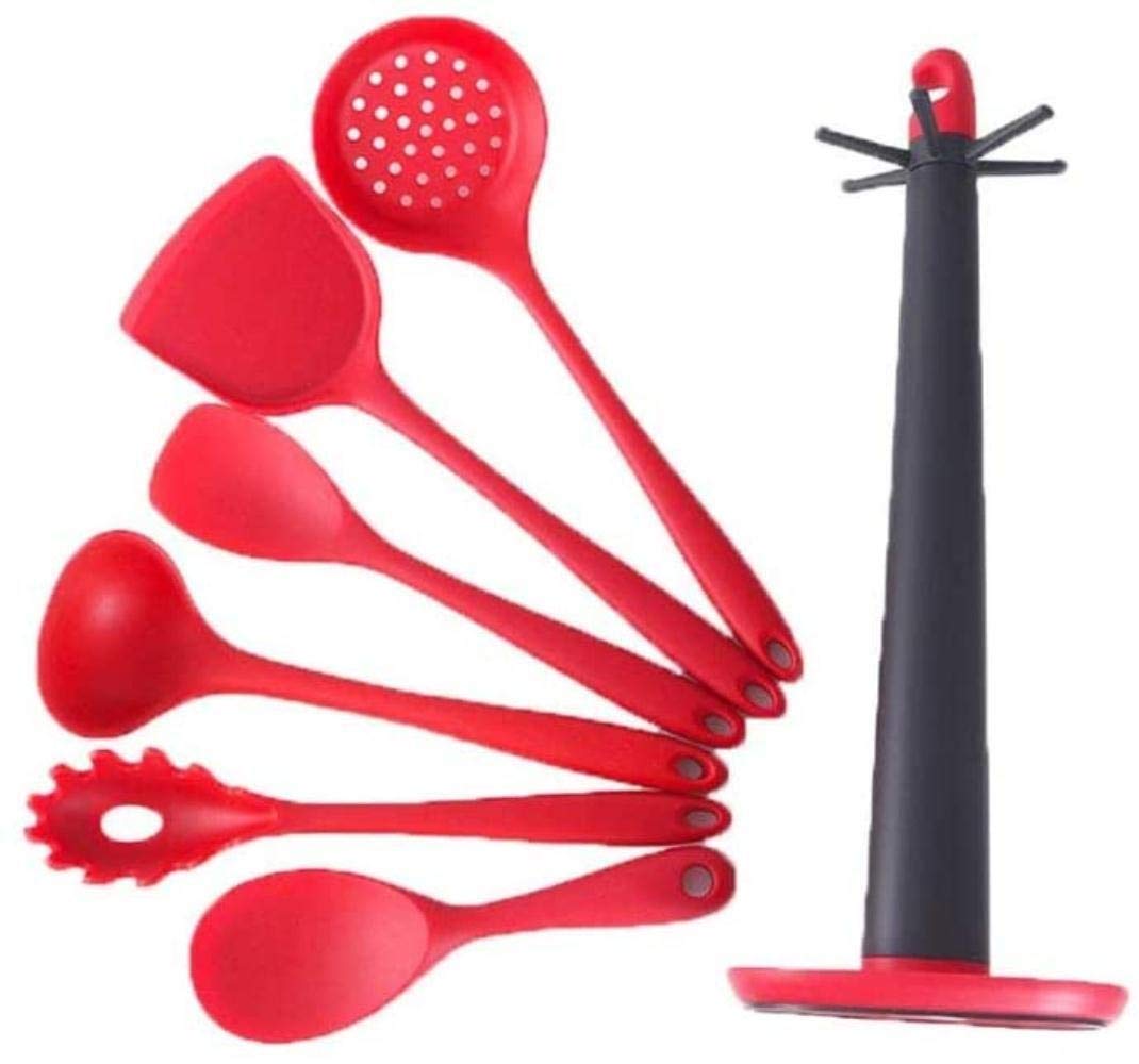 Non-Stick Silicone Spatula Set - 6-Piece Heat-Resistant Kitchen Utensils for Cooking, Baking & Flipping - Perfect for Non-Stick Pans, Mixing Bowls & Baking Sheets
