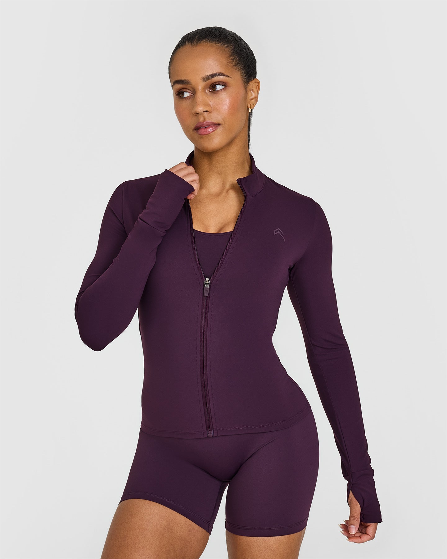 Unified Jacket in Blackberry Purple | Lightweight Waterproof Windbreaker for Outdoor Hiking & Travel