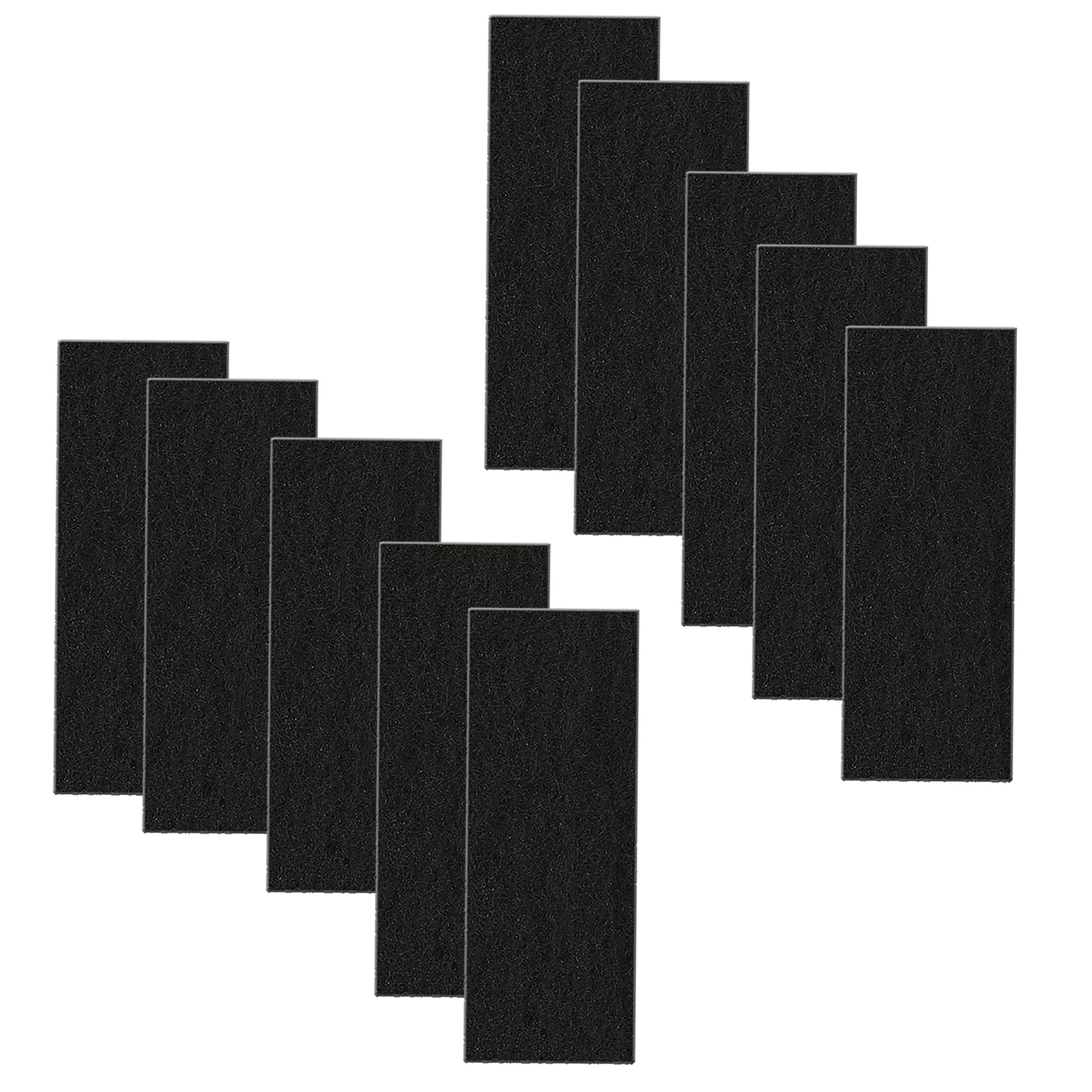 10 Pack Activated Charcoal Filters for Nature's Miracle Cat Litter Box - Odor Eliminating Replacement Charcoal Filter Mats - Perfect for Multi-Cat Households & Small Spaces