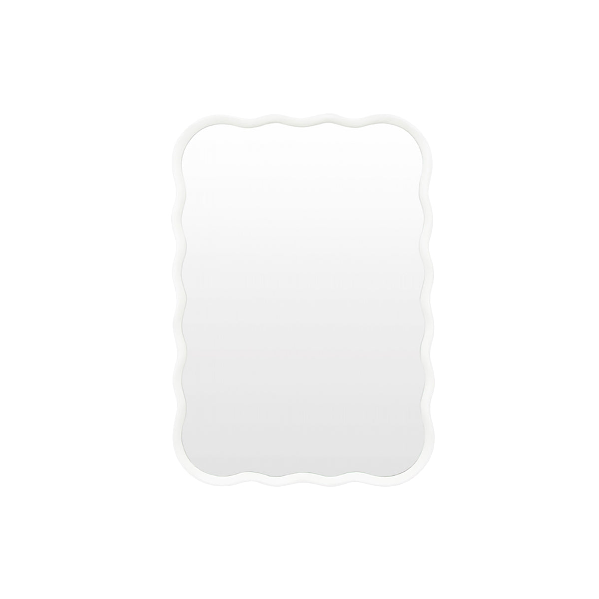 Jemima White Wall Mirror - Elegant Decorative Mirror for Living Room, Bedroom & Bathroom - Perfect for Home Decor & Interior Design