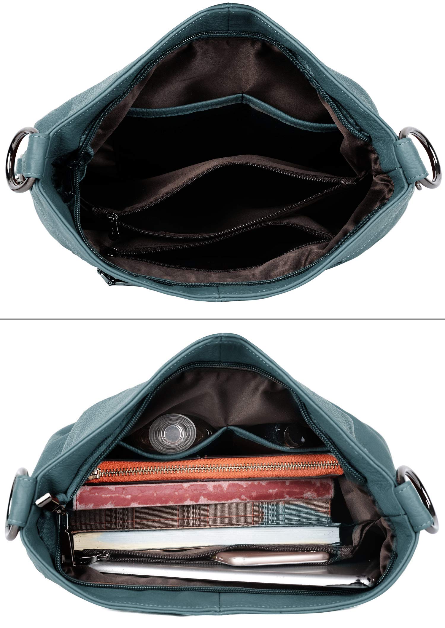 YALUXE Genuine Leather Shoulder Bag for Women - Stylish Crossbody Purse for Work & Travel