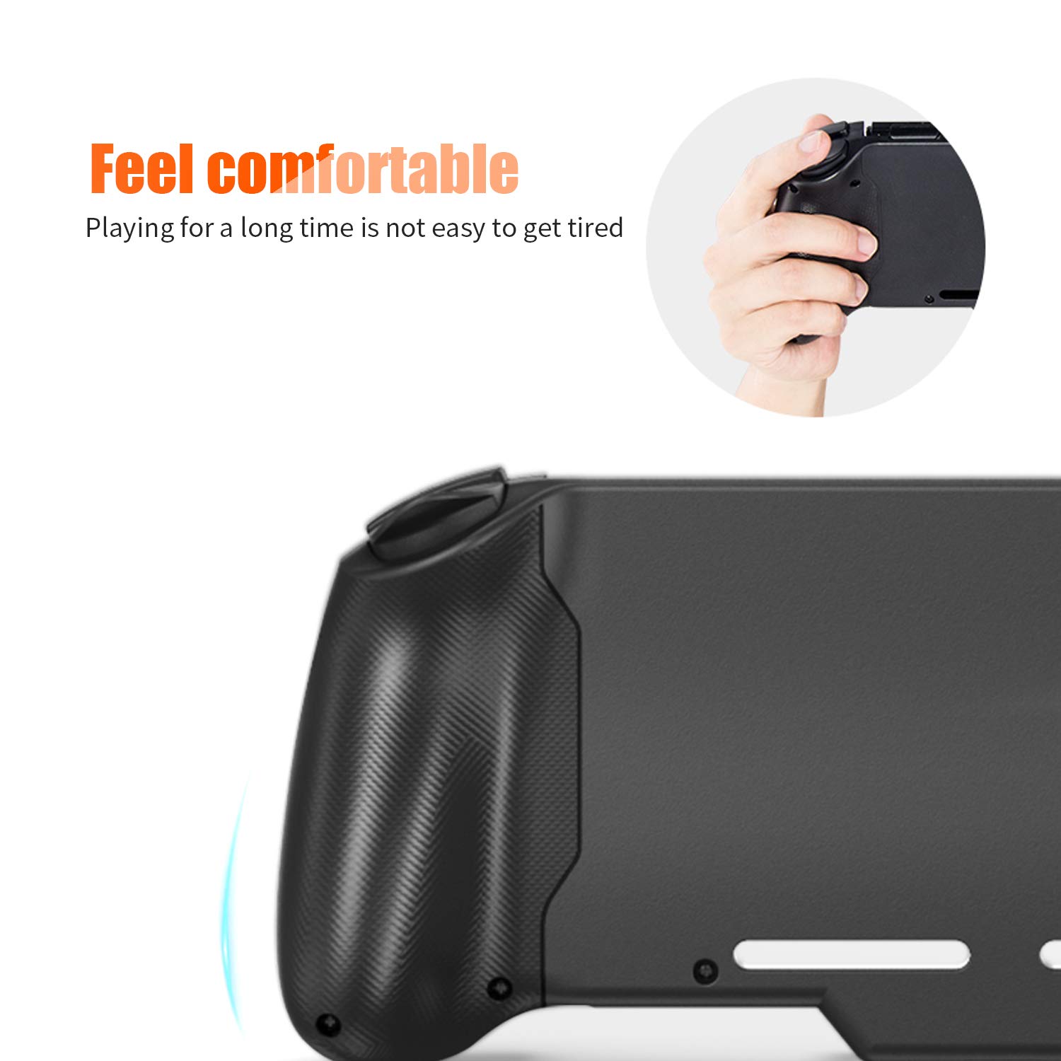 HEATFUN Wireless Pro Controller for Nintendo Switch - Large Ergonomic Gamepad with HD Vibration, Motion Controls & Screenshot Button | Perfect for Mario Kart, Zelda & Multiplayer Gaming