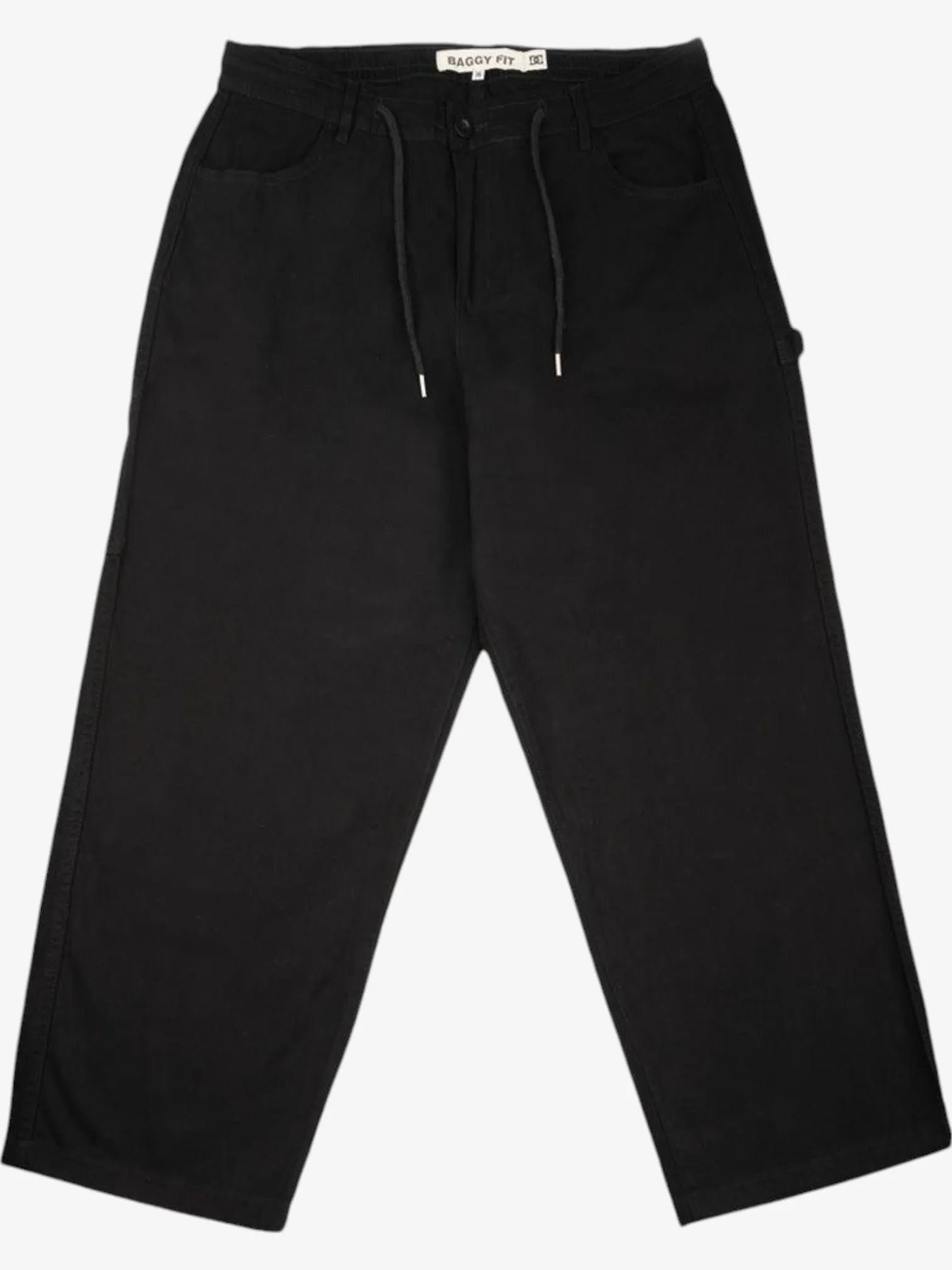 DC Trench Black Pants for Men - Stylish & Comfortable Casual Trousers for Urban Streetwear, Work & Everyday Wear