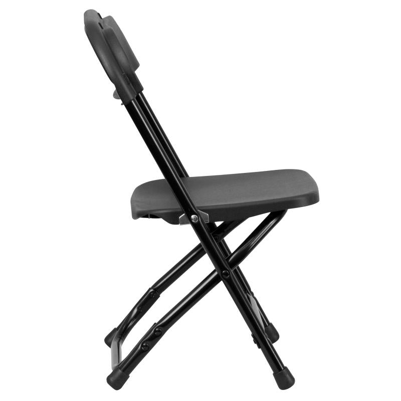 FLASH Kids Plastic Folding Chair - Lightweight & Portable Children's Chair for Indoor/Outdoor Use - Perfect for Camping, Picnics, and Backyard Parties
