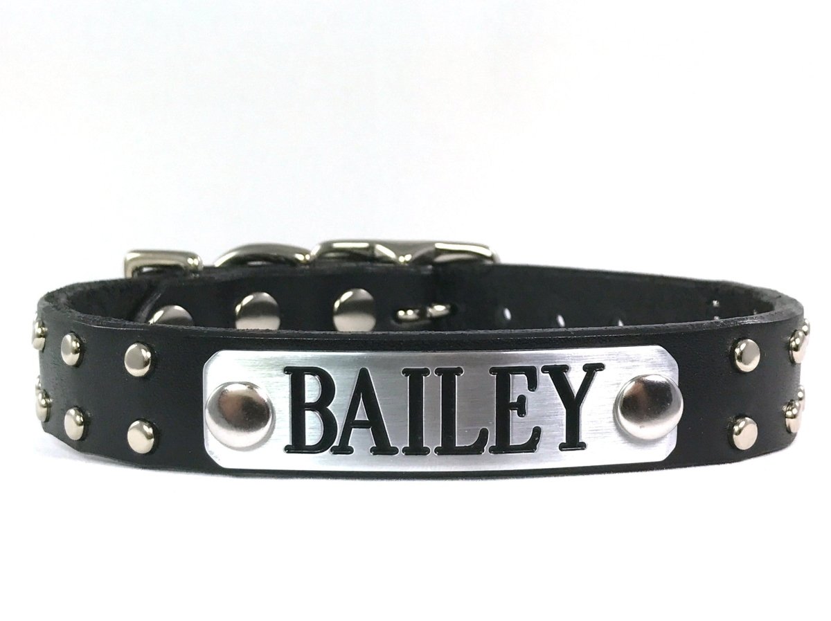 Premium Genuine Leather Dog Collar - Adjustable & Durable Pet Collar for Small Medium Large Dogs - Perfect for Daily Walks, Training & Outdoor Adventures