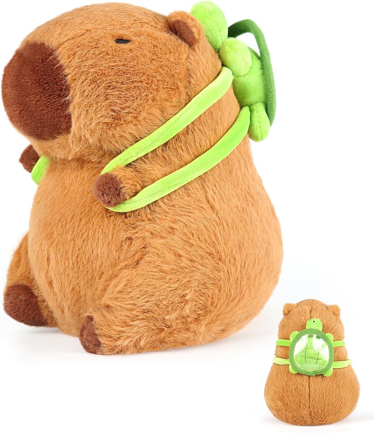 15-inch Soft Capybara Plush Toy - Cute Stuffed Animal Pillow with Carry Bag | Perfect Gift for Kids Birthday, Room Decor & Cuddling Companion