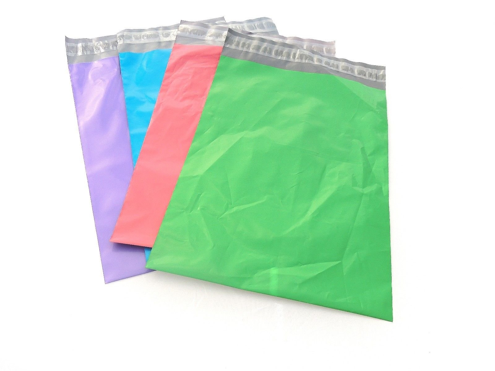 Premium Teal Poly Mailers - 100 Pcs Waterproof & Tear-Proof Self-Adhesive Shipping Envelopes (4 Colors) | Ideal for Ecommerce, Subscription Boxes & Small Business Shipping