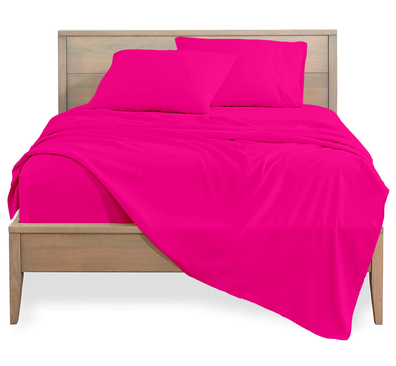1000 Thread Count Queen Size Sheet Set - 4 Piece Luxury Hotel Bedding with Deep Pocket (Fits 16