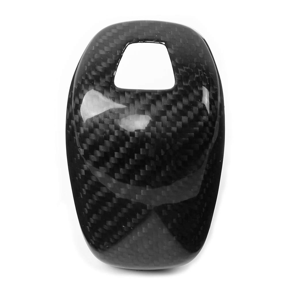 Senyar Carbon Fiber Gear Shift Head Cover - Black Interior Car Accessories Replacement Kit Compatible with Porsche Panamera 2017-2020 | Premium Dashboard Upgrade for Luxury Sports Cars