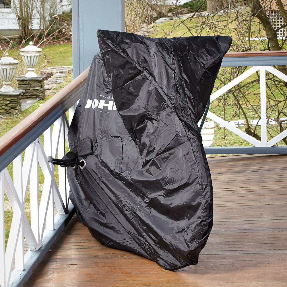White Lightning Bike Johnny Bike Cover - Waterproof & UV Resistant Bicycle Cover for Outdoor Protection - Perfect for Garage, Travel & All Weather Use