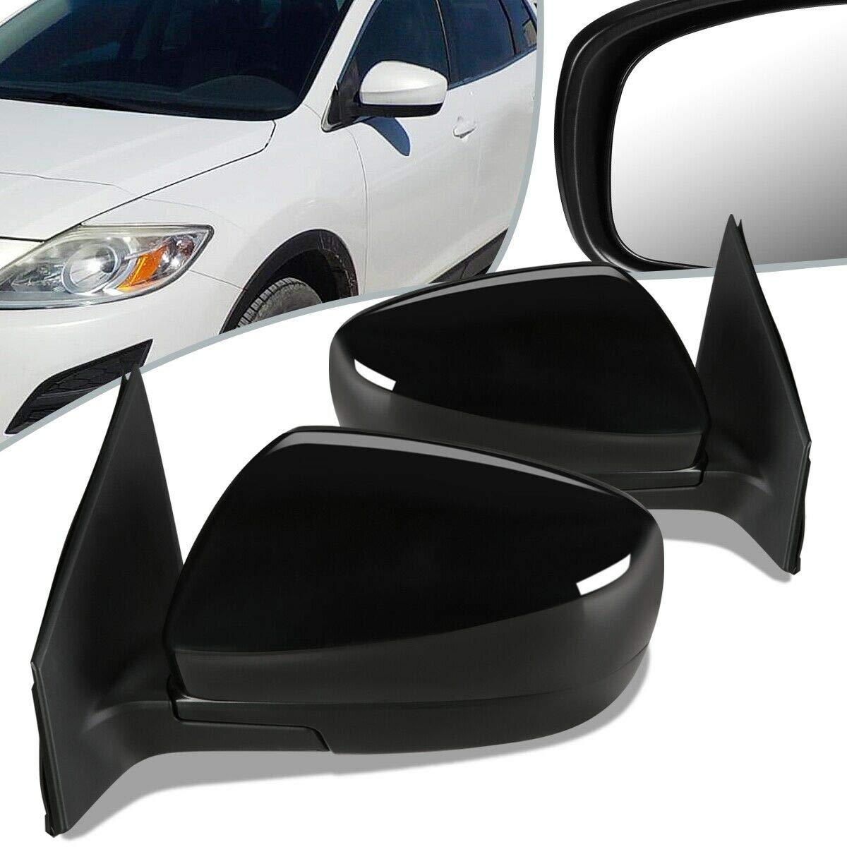Power+ Heated Side View Door Mirror TE706918ZE-PFM TE706912ZE-PFM MA1320169 MA1321169 - Replacement Car Parts for Winter Driving Safety & Defrosting