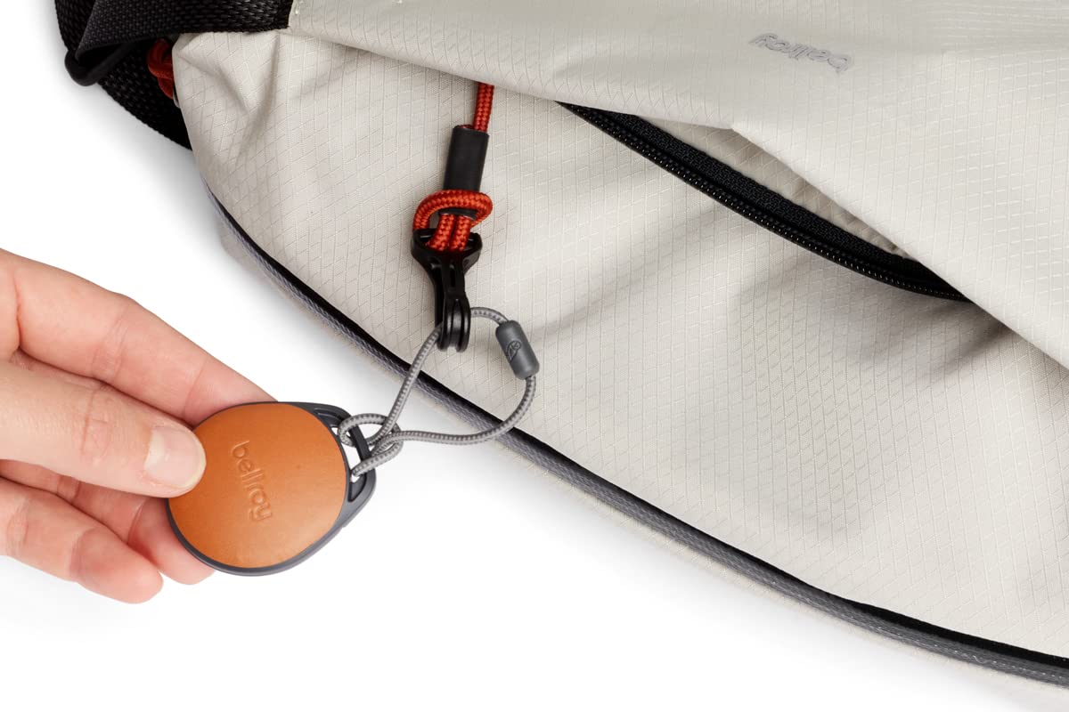 Bellroy Tag Case - Protective AirTag Cover in Terracotta | Durable & Slim Airtag Holder for Travel, Keys & Luggage Tracking